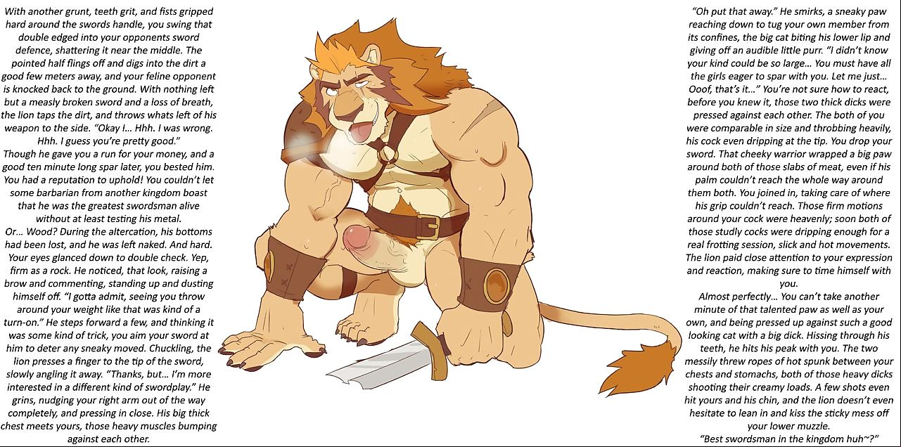 Gay Furry picturies with stories - part 19